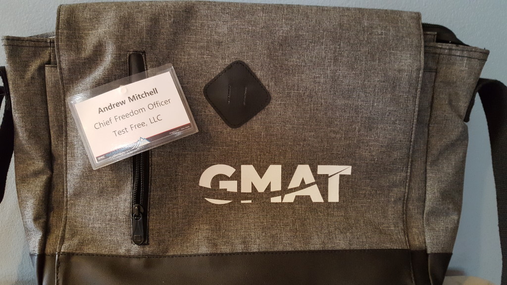 GMAT Messenger Bag: Spoils of Glamorous Life as Test Prep Nerd